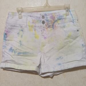 Colorful Tie-Dye Women's Shorts
